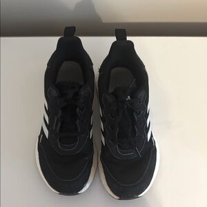Adidas Black and White Athletic Shoes